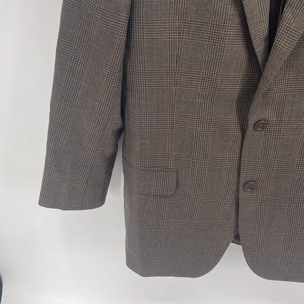 Brooks Brothers 1818 Fitzgerald 100% wool two button sport coat blazer sz 42R